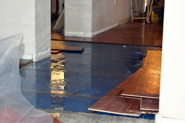 Professional Water Damage Restoration technician working in Coon Valley, WI